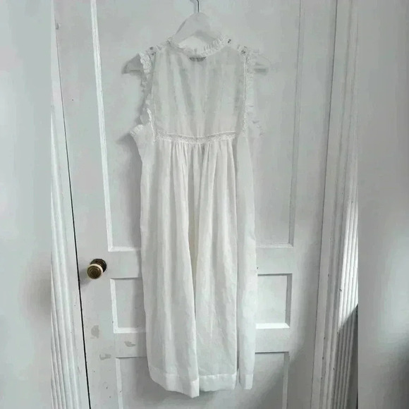 Vintage Christian Dior White Maxi Chemise Nightgown Excellent Condition Size M - Picture 3 of 3